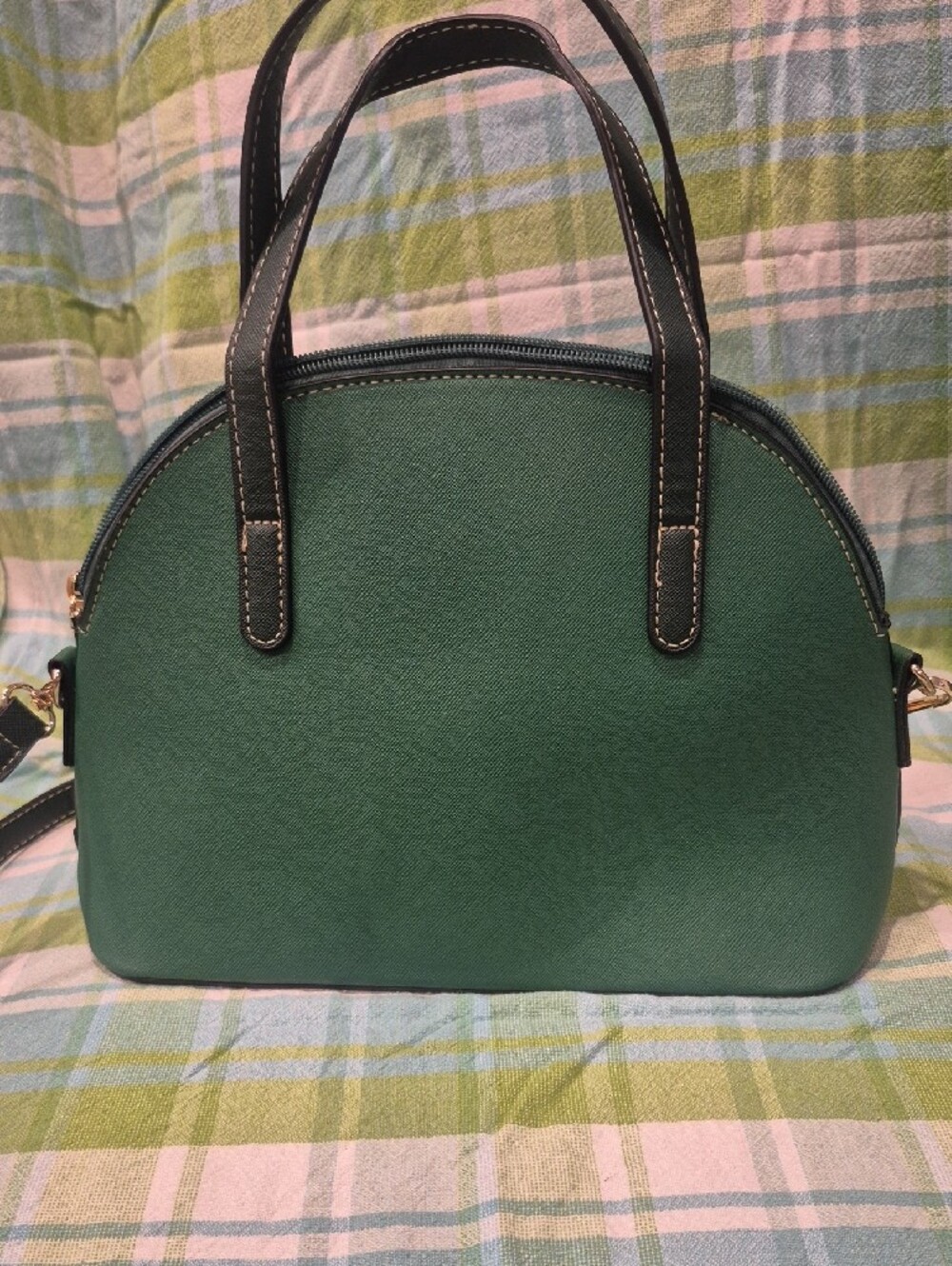"HOT SALE" Montana West Forest Green and Dark Green Two-Piece Shoulder Bag Set - Picture 4 of 8